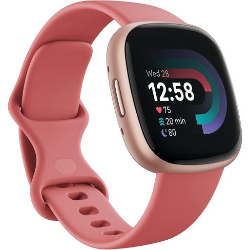 Fitbit Versa 4 Fitness Smartwatch Gps 24 7 Heart Rate Blood Pressure Monitor 40 Exercise Modes Sleep Tracking Manufacturer Refurbished Pink Sand Target