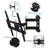 Mount-It! Full Motion TV Wall Mount Corner Bracket, Extending Arm Articulating, Swivel, Tilt Fits 32 - 50 Inch TVs, 66 Lbs Capacity, Black - 3 of 4