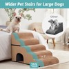 Wide Dog Stairs with Tunnel / 5-Step Foam Pet Ramp - 3 of 4