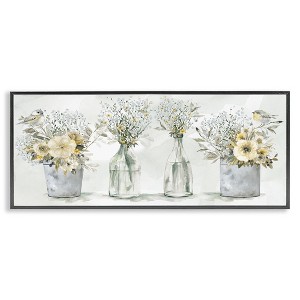 Stupell Industries Songbirds with Floral Bouquets, 24" x 10" - 1 of 4