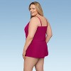 Aqua Green, Women's Keyhole Blouson Romper - 2 of 3