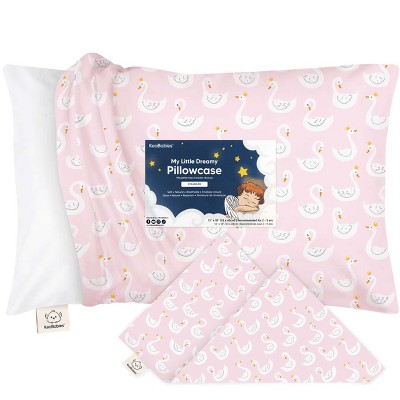 KeaBabies Toddler Pillowcase for 13X18 Pillow, Organic Toddler Pillow Case, Travel Pillow Case Cover
