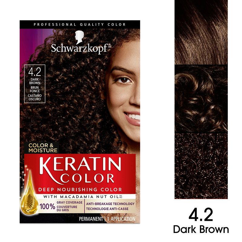 Schwarzkopf Keratin Permanent Hair Color, 1 of 15