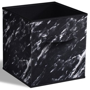 Sorbus 11 Inch Foldable Fabric Storage Cube Bin with Handles - for Organizing Pantry, Closet, Nursery, Playroom, and More - 1 of 4