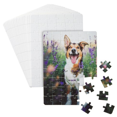 4743 Sublimation Jigsaw Puzzle, 60 pc Rectangle, 10 each