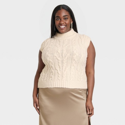 Plus Size White Cooling Turtleneck, Women's Plus Size Base Layers - See  Rose Go – See ROSE Go