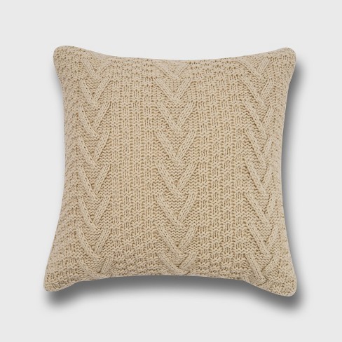 Chunky discount pillow covers