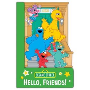 Sesame Street: Hello, Friends! (a Sesame Street Elmo and Friends Shaped Novelty Board Book for Babies and Toddlers) - by  Buzzpop - 1 of 1
