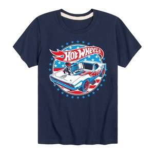 Boys' - Hot Wheels - All American Kid Short Sleeve Graphic T-Shirt - 1 of 4