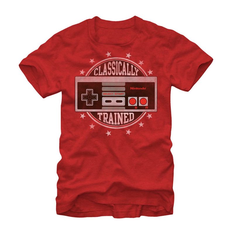 Men's Nintendo Classically Trained NES Controller T-Shirt, 1 of 5