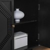 Lyngins Sideboard Buffet Cabinets with Brass Handles,Symmetrical Geometric Coffee Bar Cabinets,Credenzas for Kitchen,Entryway - 4 of 4