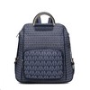 MKF Collection June Vegan Leather Travel Backpack M Logo Printed by Mia K - 2 of 4