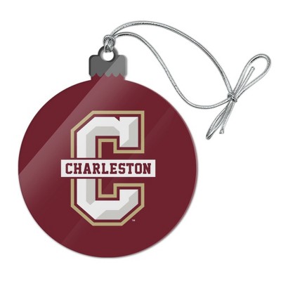 College of Charleston Cougars Logo Acrylic Christmas Tree Holiday Ornament