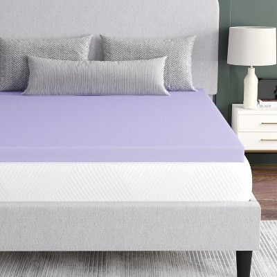 Twin XL Lavender Infused Memory Foam Mattress Topper
