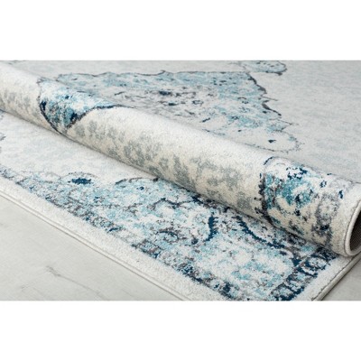 Harper Bluebonnet Transitional Vintage Area Rug 2'6" x 4'