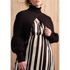 ELOQUII Women's Plus Size Turtleneck Sweater Sleeve Scarf - 3 of 4