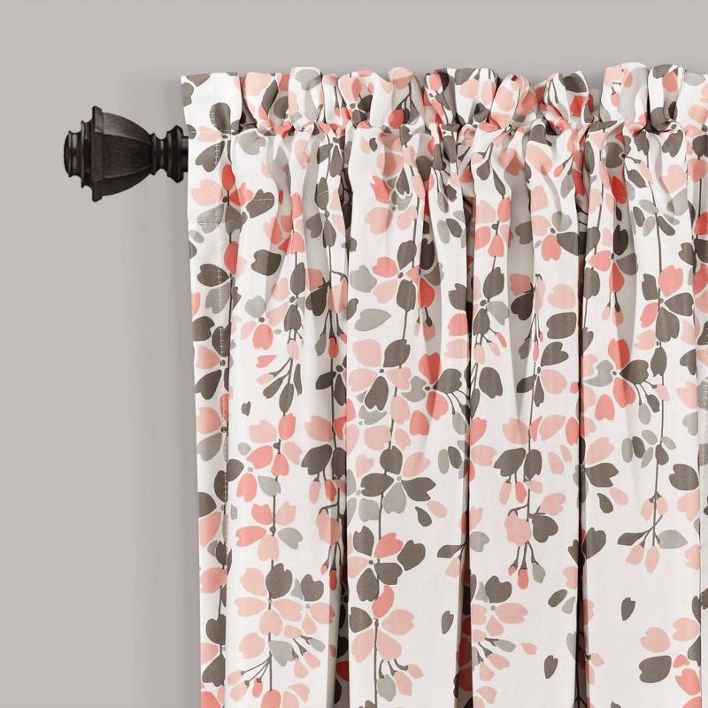 Set of 2 Weeping Flower Light Filtering Window Curtain Panels - Lush Décor, 3 of 18