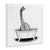 Stupell Industries 12"x12" Kids' Dinosaur Vintage Bathroom Tub Wall Art Unframed - 3 of 4