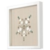 HomeRoots Caparazon Seashells and Coastal Icons White Framed Wall Art - 4 of 4