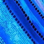blue brushstroke