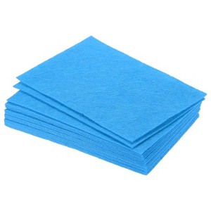 Unique Bargains Polyester Soft Home Handcrafts Project DIY Felt Fabric Sheets 18 Pcs - 1 of 4