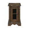 16" Wood Traditional Chairside Table with Built-In Charging Ports and Adjustable Shelf for Living Room - 2 of 4