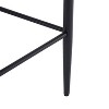 NicBex Minimalist Design Bar Stools Set of 2, Faux Leather Upholstered Counter Height Bar Chairs with Iron Legs for Kitchen Island, Cafe - 4 of 4