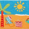 Jellybean Beach Getaway Accent Doormat 20"x30" – Washable, Durable & Versatile for Indoor/Outdoor Use - 2 of 3