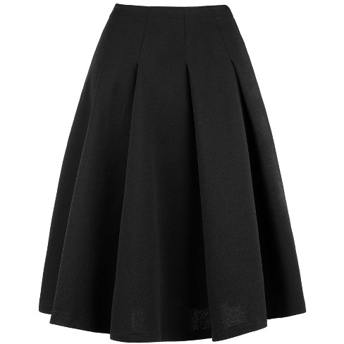 Black flare skirt target hotsell