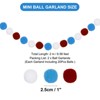Unique Bargains Decorative Colorful Whimsical Polyester Yarn Garland 6.5 Feet 2 Pcs - 2 of 4