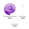 Unique Bargains Party PVC Spiral Design Hanging Swirls Decoration 18 Pcs - 3 of 4