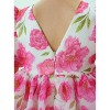 2Bunnies Girls' Organza Puff Sleeve Floral Babydoll Fit & Flare Dress - 2 of 4