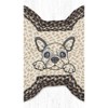 Earth Rugs Hungry Dog Bone Braided Jute Pet Stair Tread – 18"x28" - 3 of 3