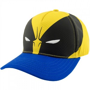 Adult Wolverine Mask X-Men Snapback Hat - 1 of 4