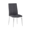 Chintaly Imports,Modern Curved-Back Upholstered Side Chair - Set of 4 - 2 of 4