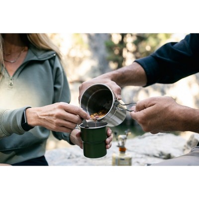 Compact Stainless Steel 5-Piece Mess Kit for Outdoor Cooking