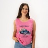 Simply Sage Market Farm Fresh Flowers Truck Garment Dyed Tank - 2 of 4