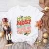 Simply Sage Market Women's Most Wonderful Tme Of The Year Holly  Short Sleeve Graphic Tee - 3 of 4