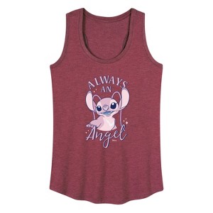 Women's - Disney - Lilo & Stitch Graphic Racerback Tank - 1 of 4