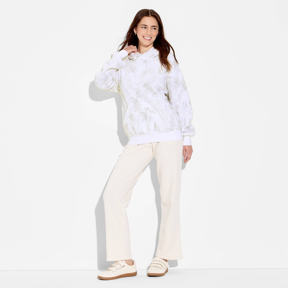 Women's Oversized Graphic Hooded Pullover Sweatshirt - Wild Fable™ Camo M