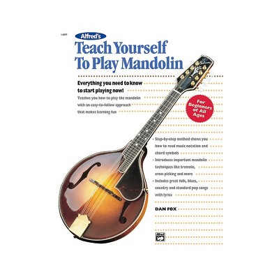 Alfred Teach Yourself To Play Mandolin Book