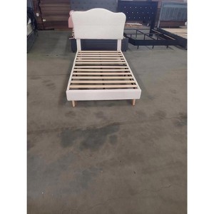 Twin Bed Frames for Kids, Upholstered Toddler Twin Bed Platform with Adjustable Headboard, Wood Slats, No Box Spring Needed - 1 of 1