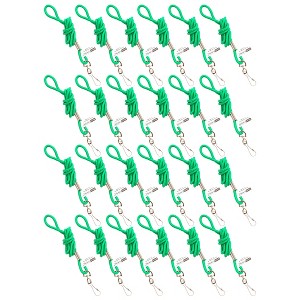 SICURIX Standard Lanyard Hook Rope Style, Green, Pack of 24 - 1 of 3