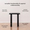MH London Rosa  22" Solid Wood End Table with Square Top - 3 of 4