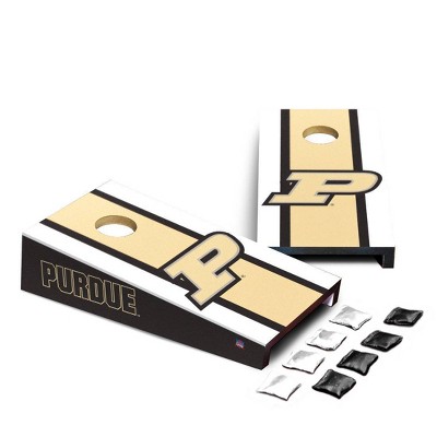 NCAA Purdue Boilermakers Desktop Cornhole Board Set