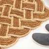 JONATHAN Y Maeve Classic Coastal Scalloped Basketweave Coir Indoor/Outdoor DoorMat - 4 of 4
