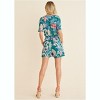 VENUS Womens Tie Waist Romper - 2 of 4