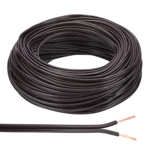 Unique Bargains Tinned Copper Insulated Heat Resistant PVC Covered 300V SPT-1 Round Wire 18AWG - 1 of 4