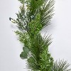 Long Needle Pine with Artificial Juniper Garland - Threshold™ designed with Studio McGee - image 3 of 3
