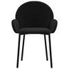 vidaXL Dining Chairs, 2 Pcs, Black Velvet - 4 of 4